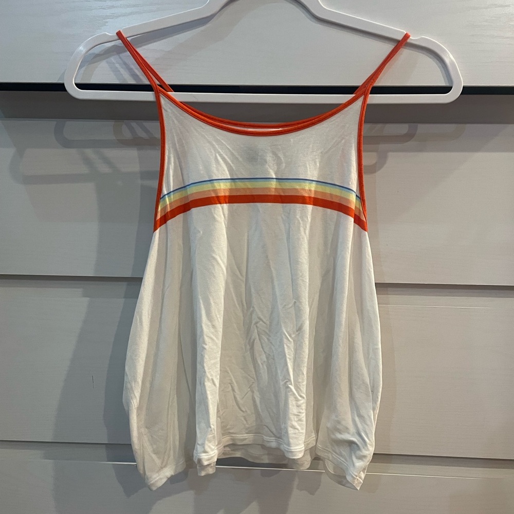 Pink women’s size Large tank top